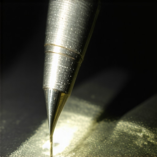 Expert Gemstone Setting in Progress Jeweler setting a gemstone with precision tools in a professional workshop