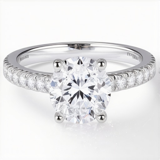 Detailed macro image of micro pave jewelry setting with tiny stones