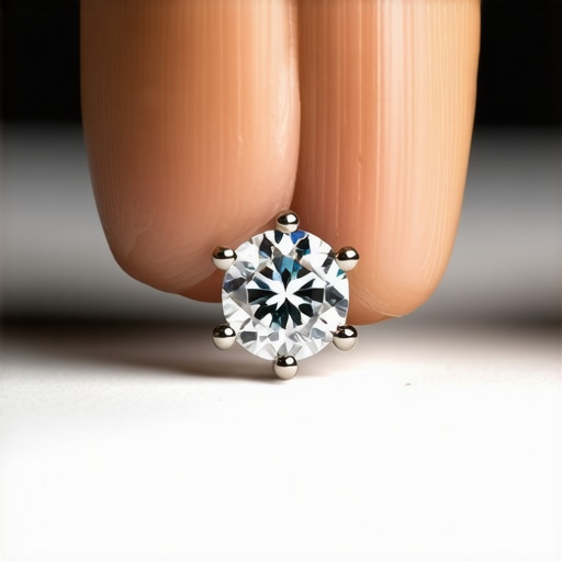 Expert Jewelry Prong Adjustment Jeweler carefully adjusting prongs on a diamond for secure setting.