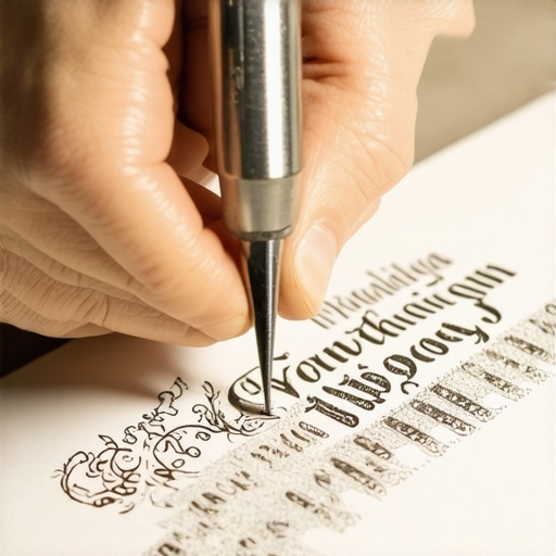 Artisan engraving jewelry with fine detail using a high-quality engraving tool.