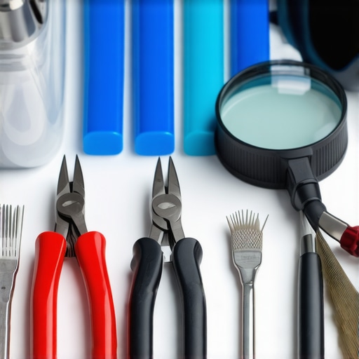 Jewelry Tools for Precision Setting Close-up of high-quality jewelry tools on a workbench