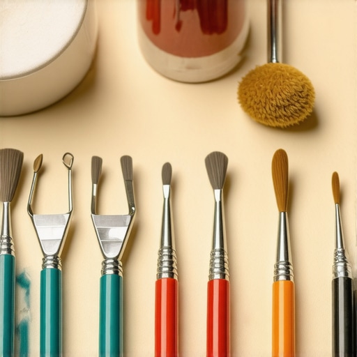 Close-up of high-quality engraving burs and polishing tools used in jewelry making