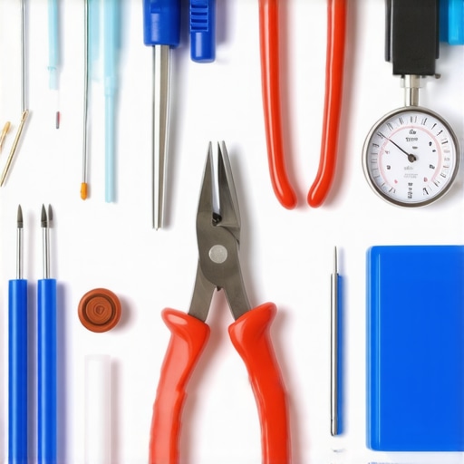 Close-up of high-quality jewelry making tools and equipment in a workshop