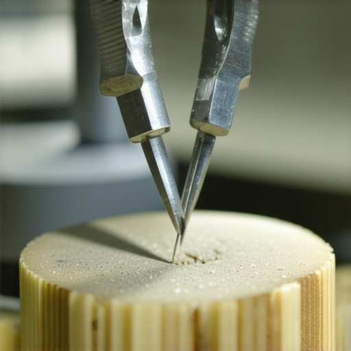 A detailed image of a jeweler carefully setting a gemstone with specialized tools