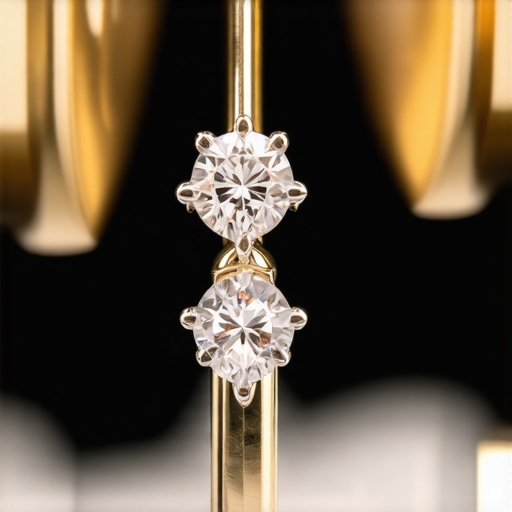 A jeweler examining a ring with a magnifying loupe to ensure setting integrity and craftsmanship.